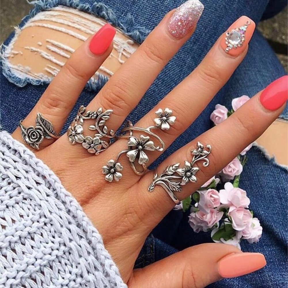 3 for $27 ❤️ Antique vintage inspired boho rings